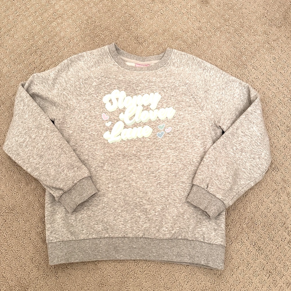 Stoney Clover Lane for Target Sz Small Grey Sweatshirt EUC Worn Once
